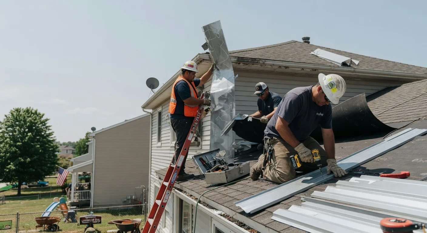 Storm Damage Metal Roof Repair in Readyville, TN